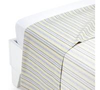 Caleffi Lenzuolo superiore Riga Naturale Singolo in Cotone - 58659