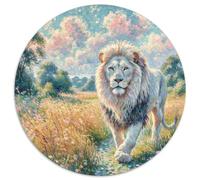 Leo 1000 Pezzi Puzzles Animal Puzzle Rotondo Per Adulti O Bambini Giochi Da Tavolo Arte Ecofriendly 1000pcs (67.5x67.5cm)