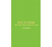 Leo Babauta Zen to Done (Copertina rigida)