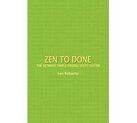 Leo Babauta Zen to Done (Tascabile)