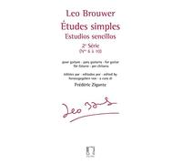 Études simples - Estudios sencillos (Série 2) (Nos. 6-10) - Edited by Frédéric Zigante para guitarra