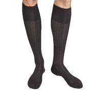 Leo Corsetteria Calza lunga gambaletto Uomo Sanitaria Polsino Morbido Filo Scozia. Un paio.601L Tg. 40-42 Antracite