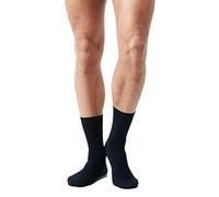 Leo Corsetteria Calzino corto uomo invernale tinta unita Caldo Cotone Polsino alto e morbido. 255C Tg. 40-42 Grigio