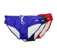 Leo Corsetteria Costume Slip Uomo Mare Piscina Spiaggia Calibrato Taglie Grandi Fino Taglia 64 Tg.58 - XXL Bluette