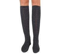 Leo Corsetteria Pack 6 paia Gambaletti invernali Donna calze lunghe in fantasia rilievo polsino morbido caldo cotone 2015