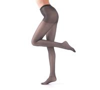Leo Corsetteria Pack, Confezione di 3 paia Collant 20 Den elasticizzato opaco Taglia 4 - L Antracite