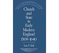 Leo F. Solt Church and State in Early Modern England, 1509-16 (Copertina rigida)