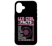 Leo Girl Segno Zodiaco Fatti caratteristiche Oroscopo Zodiac Custodia per iPhone 16