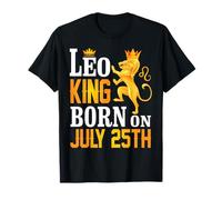 Leo King è nato il 25 luglio Buon compleanno a me, papà, figlio Maglietta