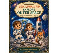Leo, Luna & Pip Explore Outer Space: A Fun Space Coloring Adventure for Kids Ages 4-8 with Rockets, Planets, Astronauts, Stars, and Amazing Cosmic Discoveries