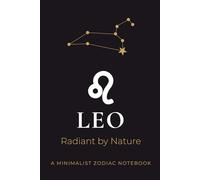 Leo Notebook Zodiac Sign Journal | Lined Pages (6×9): A minimalist astrology notebook with 120 lined pages (6×9), symbolic Leo artwork, and an ... manifestation, note-taking, and gifting.