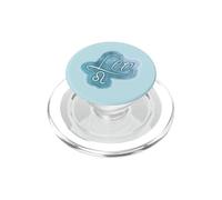 Leo Oroscopo Leone Teal Blie Glassa Grafico Estetico Zodiaco PopSockets PopGrip per MagSafe