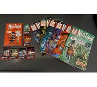 LEO ORTOLANI NIGHT-MAN COMPLETA + FIGURINE + RACOGLITORE PANINI COMICS