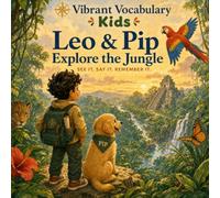 Leo & Pip Explore the Jungle: A lush Central-American jungle Teaches: first words · big & little · counting 1-2-3 · shapes · up/down/in/out · colors · find the hidden butterfly