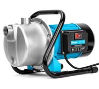 LEO Pompa da pozzo a getto basso da 1,5 HP, pompa portatile per il trasferimento dell'acqua da giardino, 1200 GPH per irrigazione drenante, pompa booster per la rimozione dell'acqua