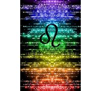 Leo Pride Rainbow Crystal Notebook - Celebrate Your Zodiac Star Sign and Let Your Colors Sparkle