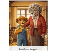 Leo’s Sleepover Adventure: Helping Kids Conquer Bedtime Fears | A Sweet Sleepover Story for Brave Little Ones |Turning Nighttime Worries into Sweet Dreams