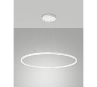 LEO SOSPENSIONE BIANCA A LED 60W 4000K 6700LM D.100CM DIMMERABILE DALI