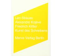Leo Strauss Ale Kunst des Schreibens: Herausgeber: Hiepko, Andreas ( (Tascabile)