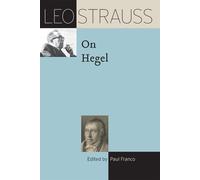 Leo Strauss Leo Strauss on Hegel (Copertina rigida) Leo Strauss Transcript