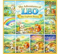 Leo the Explorer Bunny: A Cute Story & Coloring Book for Kids Ages 2-8 (Fun and Easy Coloring + Short Stories)