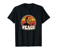 Leo Tolstoj - Lettore di romanzieri retrò Vintage per la Pace Maglietta