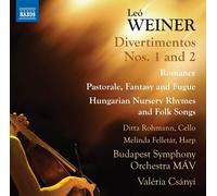 Leo Weiner Leó Weiner: Divertimentos Nos. 1 and 2/Romance/ (CD) Album