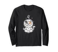 Leo Zen Cat Astrologia Maglia a Manica
