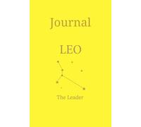Leo Zodiac Journal | Celestial Journal for Dreamers and Creatives | 5.5” x 8.5” 120 Lined Pages Journal
