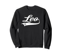 Leo Zodiac Sign - Horoscope - Throwback Design - Classic Felpa