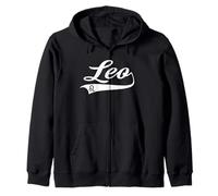 Leo Zodiac Sign - Horoscope - Throwback Design - Classic Felpa con Cappuccio