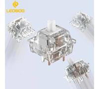 LEOBOG ICE Clear Switch 30g 5 pin interruttori tattili per tastiera meccanica a piccola pressione Hot Swap lubrificazione di fabbrica miastenia