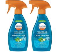 Leocrema, Acqua Solare Abbronzante Spray, Azione Rinfrescante e Idratante con Menta e Aloe Vera per Abbronzatura Intensa e Luminosa, Azione Anti Sale, 250ml (Confezione da 2)