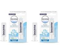 Leocrema - Burrocacao Lipstick con Acido Ialuronico, Balsamo Labbra, Labbra Morbide e Idratate 5.5ml (Confezione da 2)