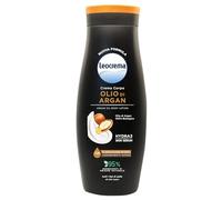 Leocrema - Crema Corpo All'Olio di Argan Biologico, Texture Ricca e Vellutante ad Assorbimento Rapido, Idratazione per 72 ore, 400ml