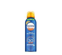 Leocrema - Crema Solare Spray Invisible SPF 30, Tripla Protezione dai raggi solari, Formula Trasparente e Resistente all'Acqua, 150ml