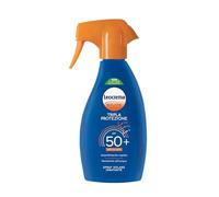 Leocrema - Crema Solare Spray SPF 50+, Tripla Protezione dai raggi solari, Assorbimento Rapido e Resistente all'Acqua, 250ml