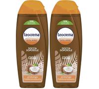 Leocrema, Doccia Doposole Cocco, Prolunga l'Abbronzatura, Idrata e Rigenera la Pellle, 250ml (Confezione da 2)