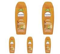 Leocrema, Docciaschiuma Doposole, Prolunga l'Abbronzatura, Idrata e Rigenera la Pelle, Arricchito con Carota e Mallo di Noce, 250ml (Confezione da 5)