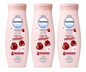 Leocrema Fluida Special Edition Ciliegio 3x250ml Crema Corpo Idratante