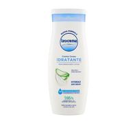 Leocrema - Crema Corpo Idratante, con Aloe Vera, Acido Ialuronico ed Hydra 3 Skin Serum, Idratazione per 72 ore, a Rapido Assorbimento, 400ml