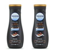 LEOCREMA Pack 2 pezzi Crema Corpo Fluida all'olio di argan 400 ml Fair