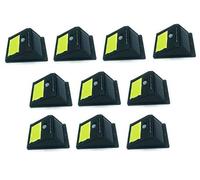 LEOFLA 10 X Faretti Da Esterno Ad Energia Solare Con 48 Led E Sensore Di Movimento