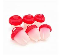 LEOFLA 6 Cuoci Uova in Silicone Contenitore per Cottura Uova Sode Senza Guscio E Altro