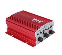 LEOFLA Amplificatore Audio 2 Canali Stereo Con Telecomando Ingresso USB SD Card Reader