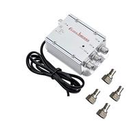 LEOFLA Amplificatore Digitale Terreste X Antenne Tv Analogica O Digitale Con 3 Uscite