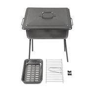 LEOFLA Barbecue a Carbone 46x41x29 cm - Griglia Picnic da Tavolo