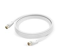 LeoFla Cavo da 50 Metri per Telecamere Audio Video Ahd di 1080P RCA BNC E Alimentazione