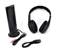 LEOFLA Cuffie Stero Wireless Senza Fili Cuffia Stereo X Pc Game Player CD DVD TV MP3