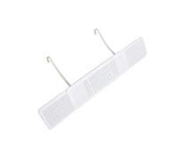 LEOFLA Deflettore Aria Condizionata Regolabile, Pannello Centrale circa 48 x 16 cm, Plastica Bianca - Deviatore per Climatizzatore Split, Camera, Ufficio e Soggiorno